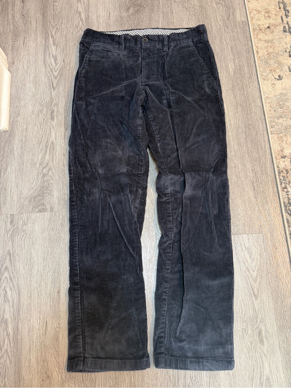 Vintage Joseph Abboud Men’s Corduroy Pants Size 33x32 Blue Straight Leg